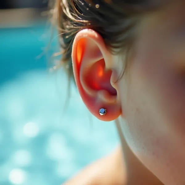 can you swim after getting ears pierced